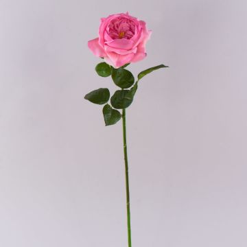 Umělá růže GINAKAL, růžová, 65cm