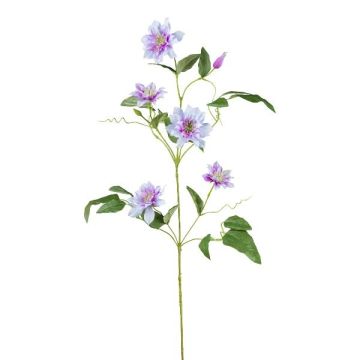 Umělá květinová větev Clematis ZOLME, levandule, 110cm