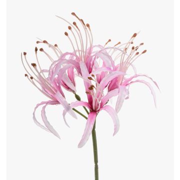 Umělý zahradní amarylis NANFAJI, růžový, 65cm