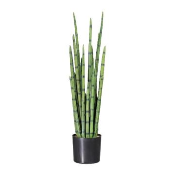Umělý sukulent Sansevieria cylindrica VROSKE, zelená barva, 100cm