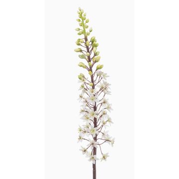 Umělá prošívaná svíčka SCHENRA, bílo-zelená, 95cm