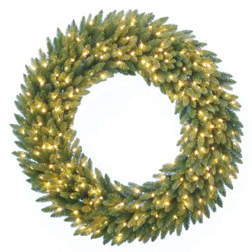 Umělý jedlový věnec AMARILLO, zelený, LED diody, Ø120cm Umělý jedlový věnec AMARILLO, zelený, LED diody, Ø120cm