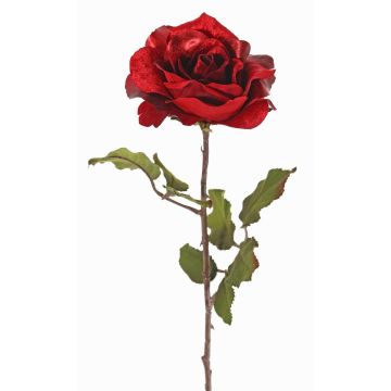 Sametová růže SINDALA, červená, 60cm, Ø12cm