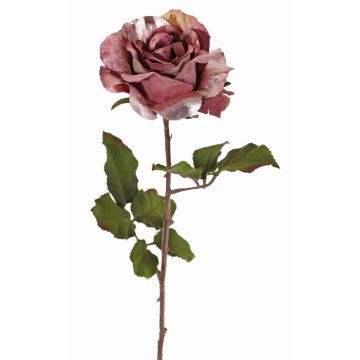 Sametová růže SINDALA, starorůžová, starolila, 60cm, Ø12cm Sametová růže SINDALA, starorůžová, starolila, 60cm, Ø12cm