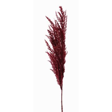 Umělá větvička pampové trávy ERATO, vínová, burgundské, 100cm Umělá větvička pampové trávy ERATO, vínová, burgundské, 100cm