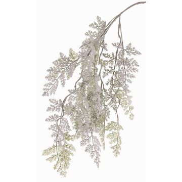 Umělá větvička artemisia EUDOKIA, bílo-zelená, 100cm
