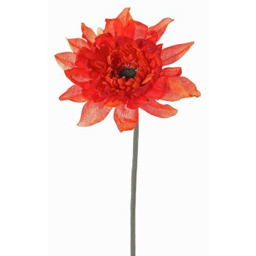 Textilní květina gerbera PAMILLA, oranžová, 65cm, Ø12cm Textilní květina gerbera PAMILLA, oranžová, 65cm, Ø12cm