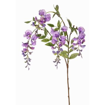 Textilní větev vistárie SOULA s květy, fialová, 80cm, Ø7-8cm Textilní větev vistárie SOULA s květy, fialová, 80cm, Ø7-8cm