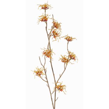 Umělá větvička lísky XYLA, květy, oranžovo-žlutá, 70cm, Ø6cm Umělá větvička lísky XYLA, květy, oranžovo-žlutá, 70cm, Ø6cm