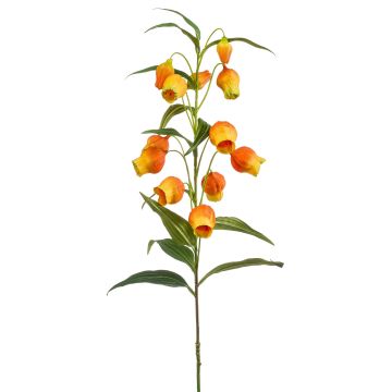 Umělá květina čínské lampičky NIZAR, oranžová, 100cm