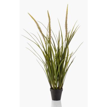 Dekorativní psárka ANOUR s latami, zelenohnědá, 90cm