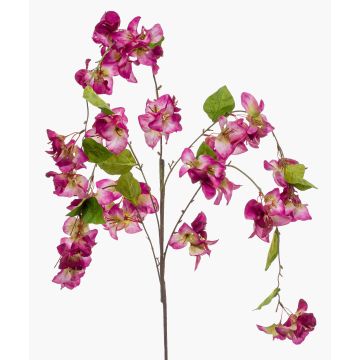 Umělá větev budenvilea MIKKI s květy, fialová, 120cm