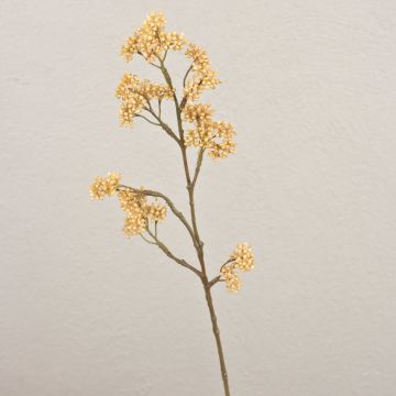 Umělá větvička krásnoplodky BEYNAC, s bobulemi, krémově žlutá, 45cm Umělá větvička krásnoplodky BEYNAC, s bobulemi, krémově žlutá, 45cm