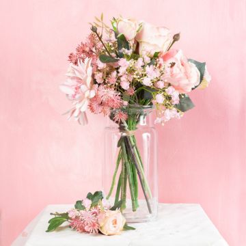 Exkluzivní svatební kytice a spona - přání zákaznice Elisabeth