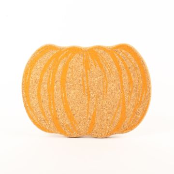 Dýňový lisovaný korkový podtácek ANAKIN, přírodně-oranžový, 29x20,5x2cm, prům.