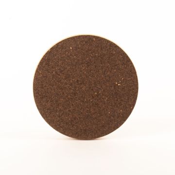 Kulatý korkový podtácek lisovaný MANARA, tmavě přírodní, 2cm, Ø19,5cm