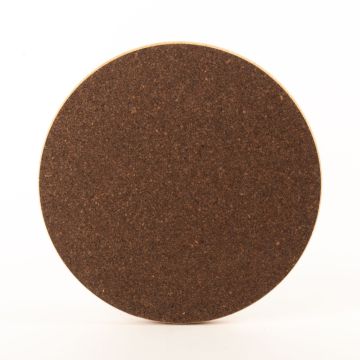 Kulatý korkový podtácek MANARA, tmavě přírodní, 2cm, Ø29,5cm