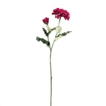 Dekorativní květinová větev zinnia GUNDISINE, Eco Collection, tmavě růžová, 65cm, Ø9cm Dekorativní květinová větev zinnia GUNDISINE, Eco Collection, tmavě růžová, 65cm, Ø9cm