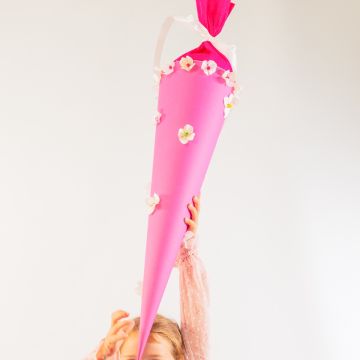 DIY – Výroba školní tašky – Květiny