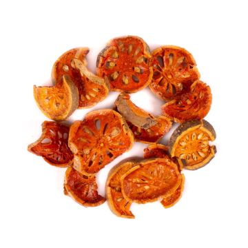 Sušené plátky bengálských kdoulí MENJALA, oranžové, Ø 5–8 cm, 200 g