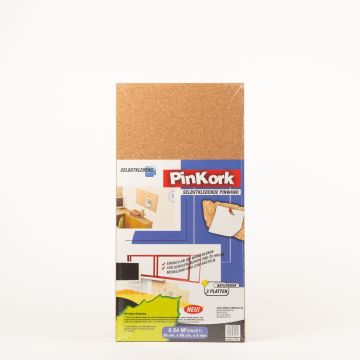 Korková deska BASMA, samolepicí, 3 panely, přírodní, 60x30x0,5cm