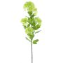 Umělá větev sněhové koule THENOS, světle zelená, 90cm