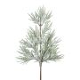 Umělá větev borovice GRAVEL, zasněžená, bílo-zelená, 40cm