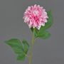 Umělá květina jiřina WANRU, růžová-růžová, 50cm