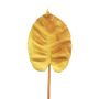 Umělý list philodendron scandens HUAYUAN, hnědý, 75cm