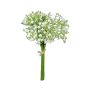 Umělý dětský dech CECILIA, bílý, 30cm