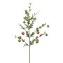 Umělá větev třešňového rajčete QUANITTA, červeno-zelená, 80cm