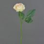 Textilní květina růže GABI, krémovo-růžová, 25cm, Ø5cm