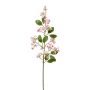 Dekorativní větev sněhová koule WANDYM, světle růžová, 85cm