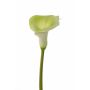 Umělá calla MIRAC, zeleno-bílá, 75cm, 13x15cm