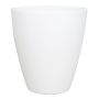 Váza TEHERAN PALAST z keramiky, bílá matná, 17cm, Ø13,5cm