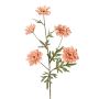 Dekorativní větev chryzantémy PRUDENCE, Eco Collection, tmavě růžová, 75cm, Ø5-6,5cm
