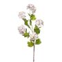 Dekorativní větev sněhová koule KIVAR, světle fialová, 90cm