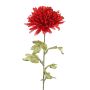 Textilní květina chryzantéma OTRERA, oranžová, 70cm, Ø12cm