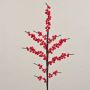 Umělá větev Ilex KUNJUAM s bobulemi, červená, 80cm