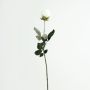Umělá růže FREIDA, Eco Collection, bílo-fialová, 65cm, Ø7cm