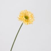 Textilní květina gerbera CELINA, broskvová, 45cm, Ø7cm