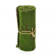 Mechový koberec CUNO, zeleno-hnědá, 97x29cm