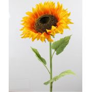 Umělá květina slunečnice BENITA, žluto-oranžová, 105cm, Ø27cm