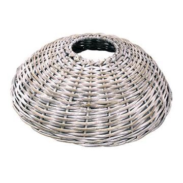 Stojan na vánoční stromek Košík JERICHO z ratanu, bělený, 25cm, Ø105cm