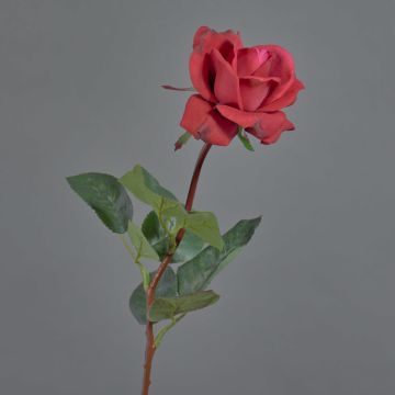 Umělá růže AMELIE, červená, 70cm, Ø8cm