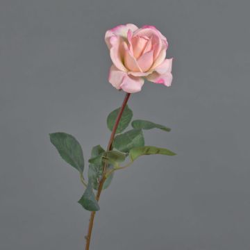 Umělá růže AMELIE, růžová, 70cm, Ø8cm