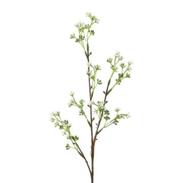 Dekorativní větvička gypsophily BRISLO, bílá, 65cm