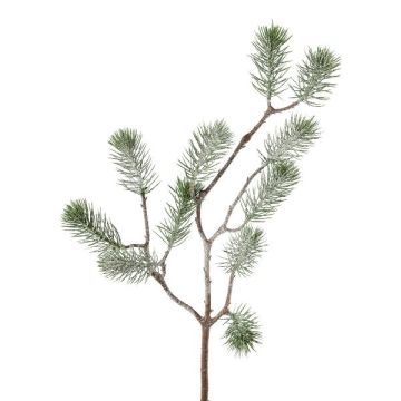Dekorativní jedlová větvička LUMVOR, zmrzlá, bílá, 55cm Dekorativní jedlová větvička LUMVOR, zmrzlá, bílá, 55cm