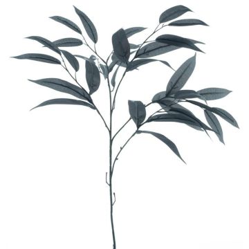 Dekorativní větvička manga WENLIAN, modrozelená, 75cm