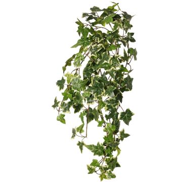 Umělý břečťan závěsný ARJANA, tyč, nehořlavý, zeleno-bílý, 75cm
